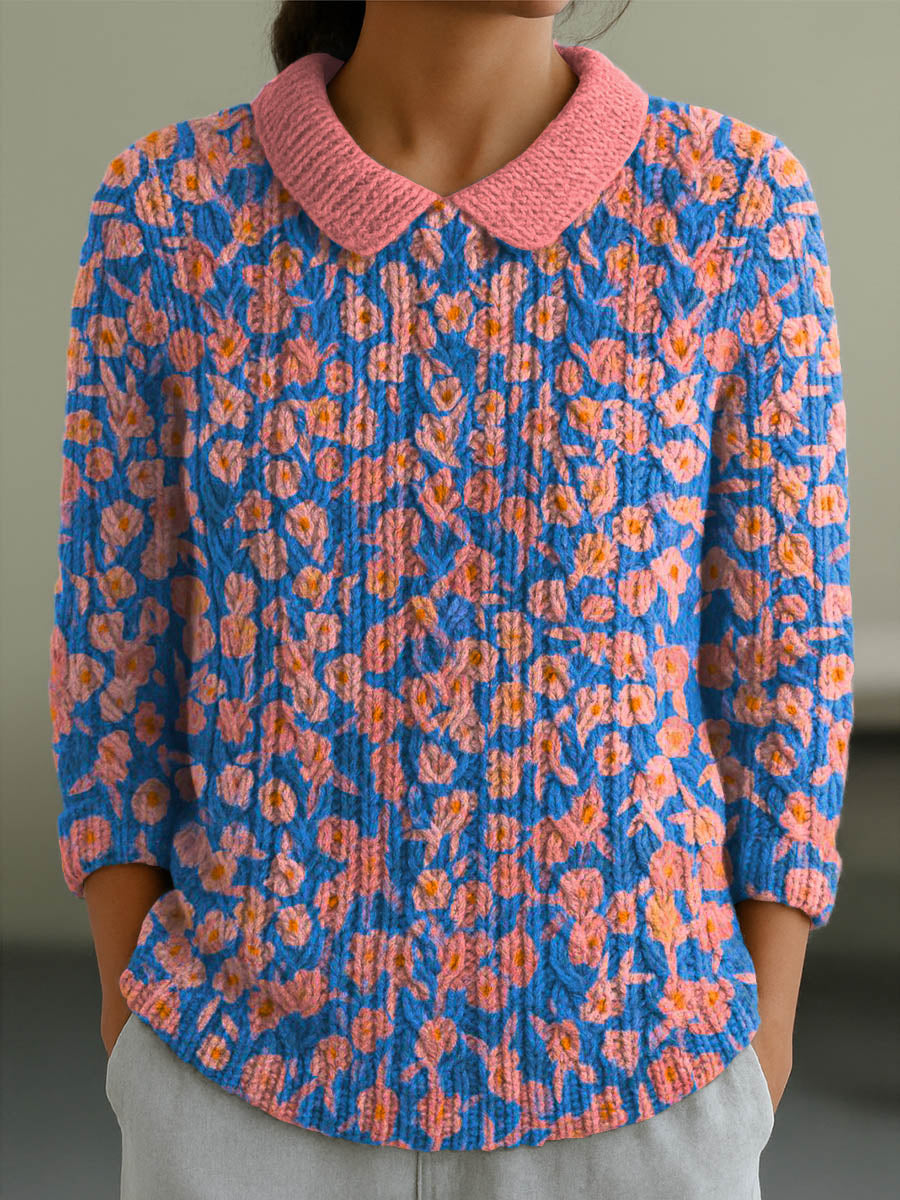 Aubrey – Verspielte Blüte Pullover