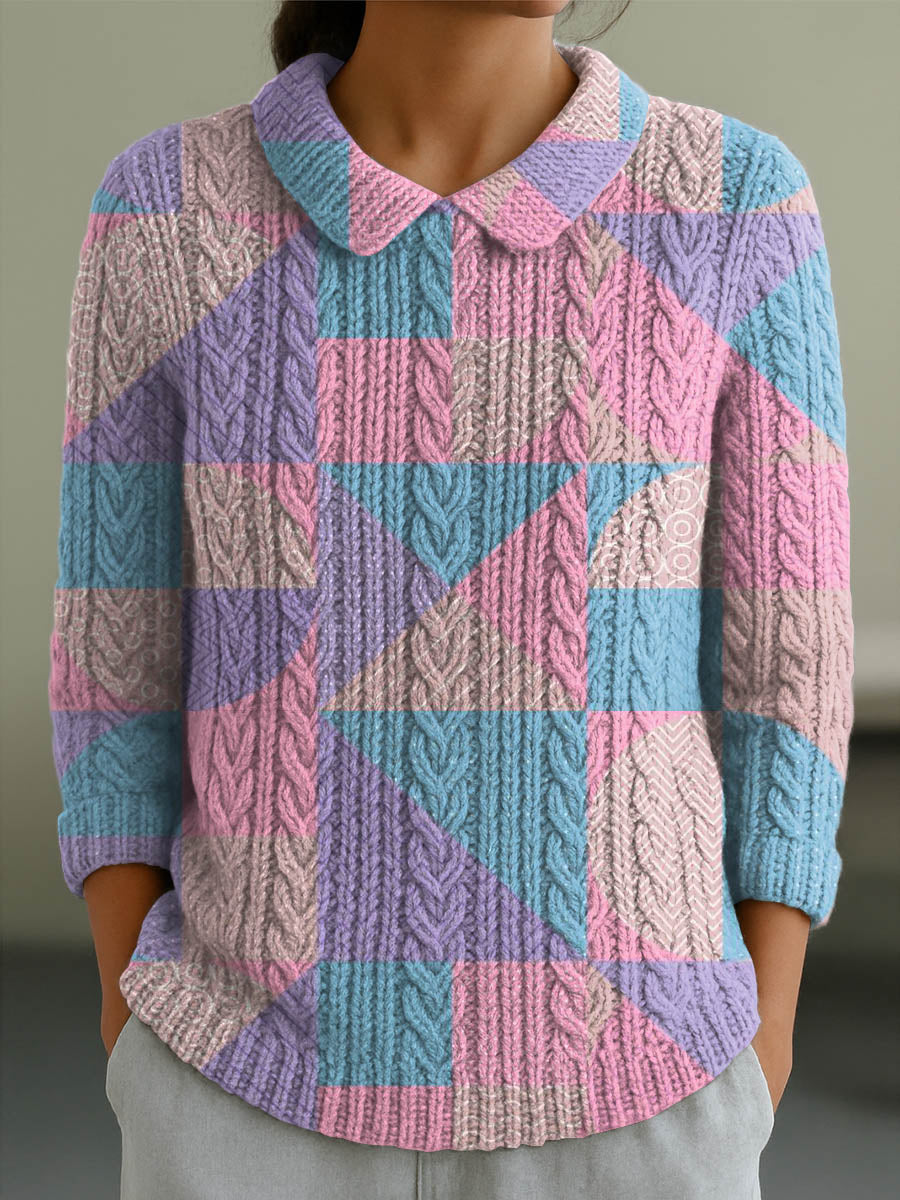 Mirielle – Patchwork-Charme Pullover