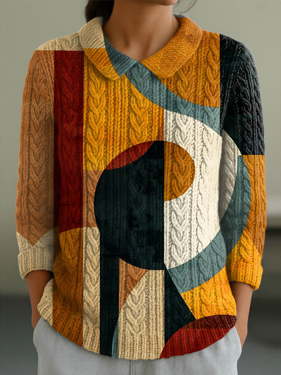 Zephyra – Lebendige Geometrie Pullover