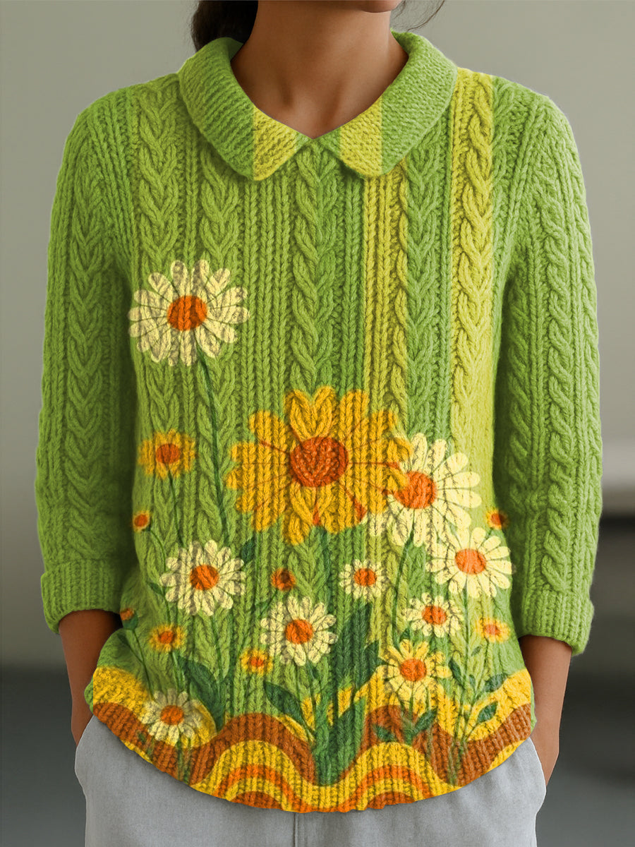 Lindie – Reizvolles Retro Pullover