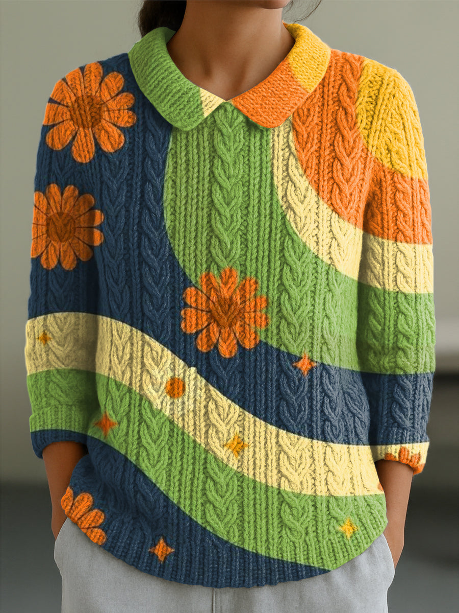 Stella – Lebendiger Strick Pullover
