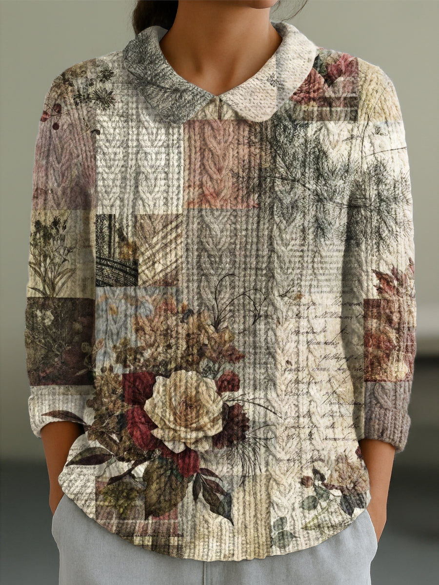 Helena – Vintage-Rose Pullover