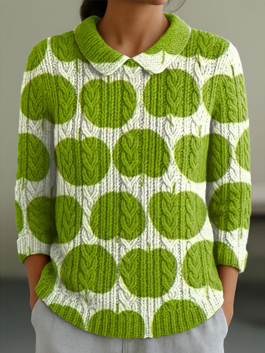 Zariah – Retro-Polka Pullover