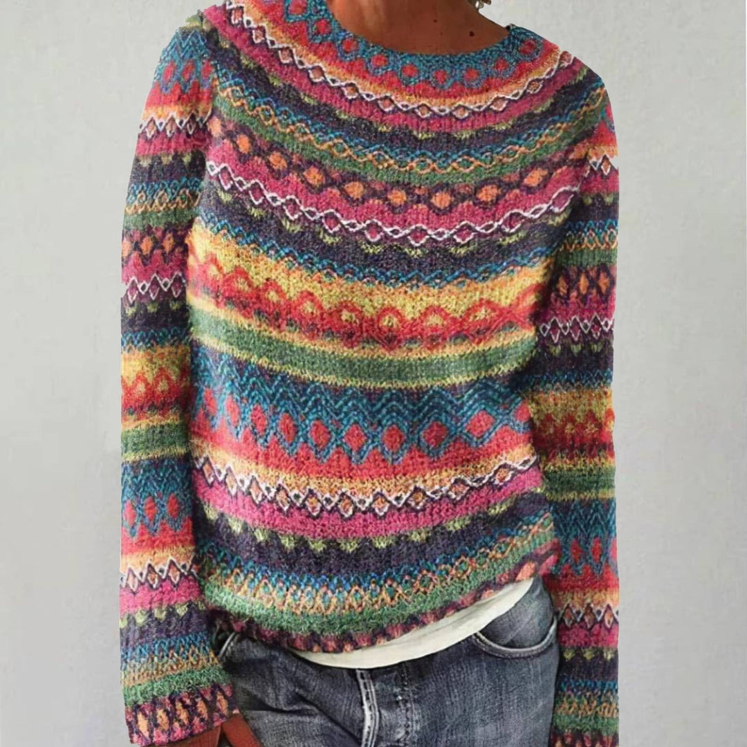 Carole – Boho-Strickpullover