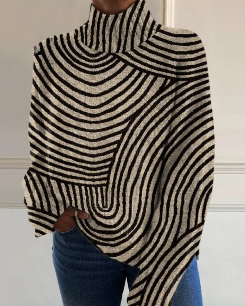 Brielle – Grafische Eleganz Pullover