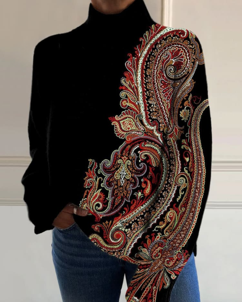 Louisa – Grandeur Paisley-Pullover
