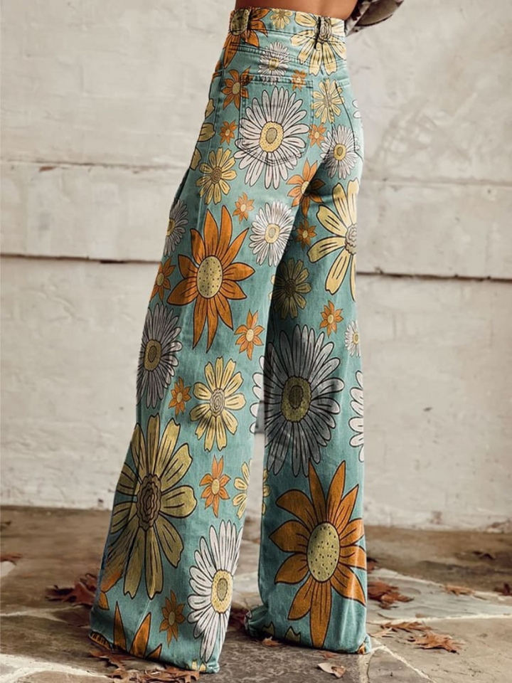 Eiran – Bezaubernde Daisy Hose mit Weitem Bein