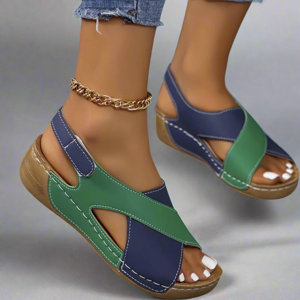 Perrie – Komfort-Keilsandalen
