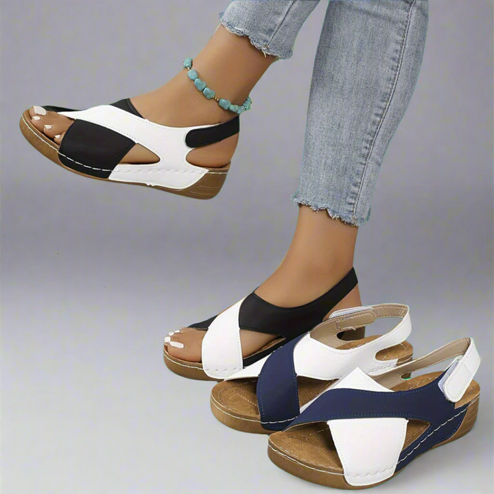 Perrie – Komfort-Keilsandalen