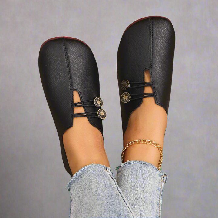 Renira – Elegante Geknöpfte Loafers