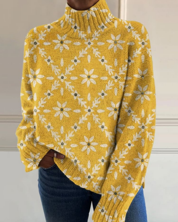 Mireille – Strahlende Blüte Pullover