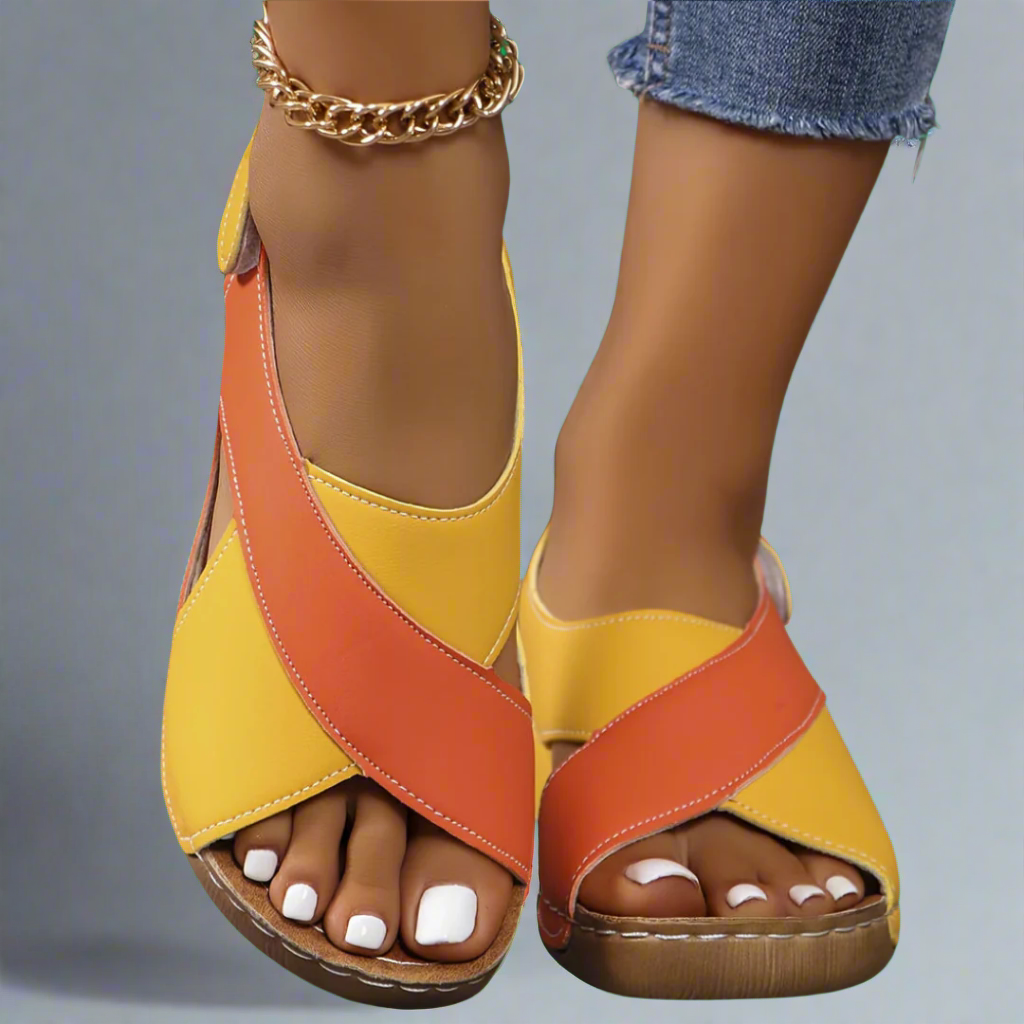 Perrie – Komfort-Keilsandalen