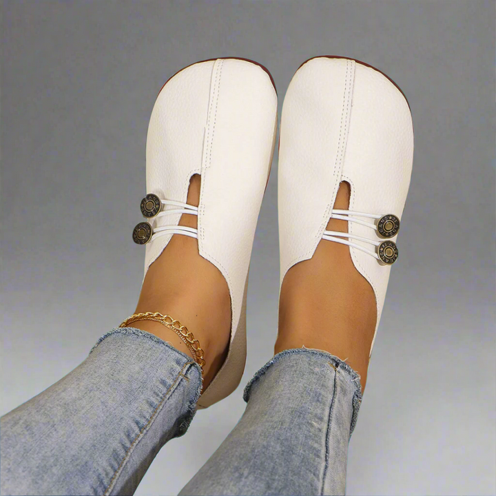Renira – Elegante Geknöpfte Loafers