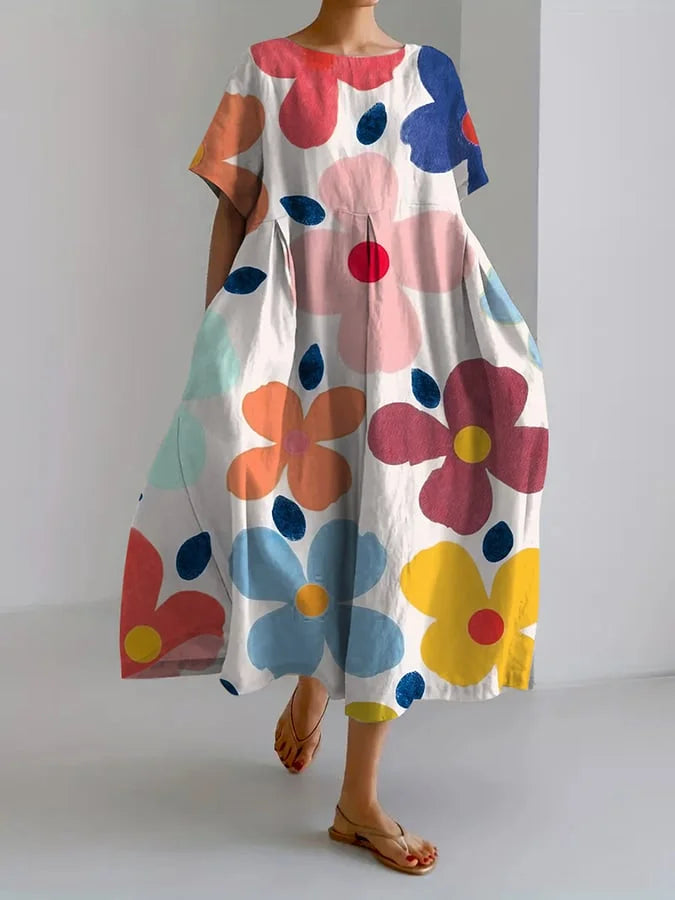 Florence - Blumenmuster Kleid