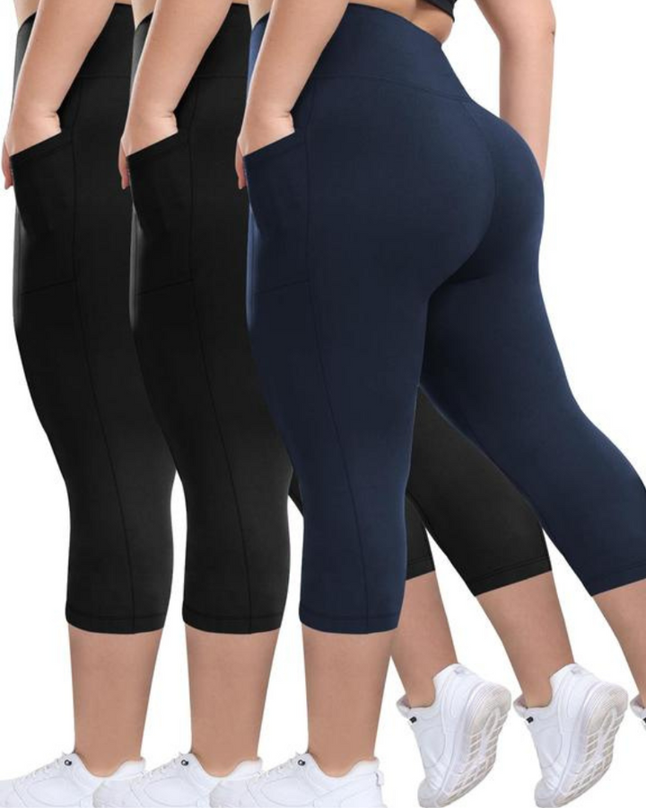 Chiara - Modellierende Capri-Leggings (3er-Pack)