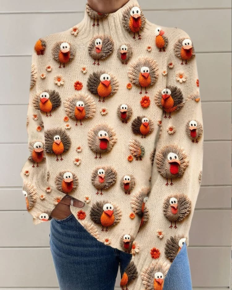 Mireille – Strahlende Blüte Pullover