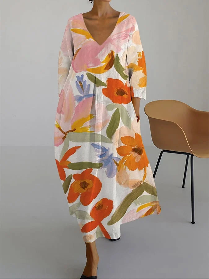 Lean - Elegantes Bedrucktes Kleid