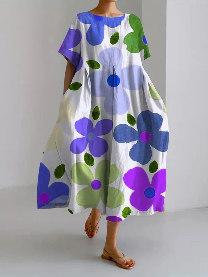 Florence - Blumenmuster Kleid