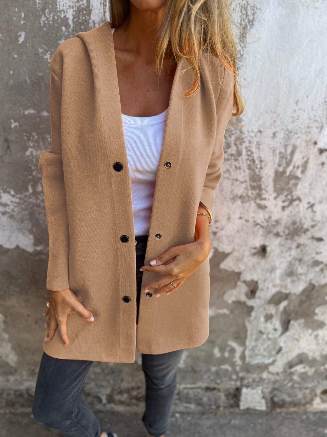 Aurea – Gemütlicher Kapuzencardigan