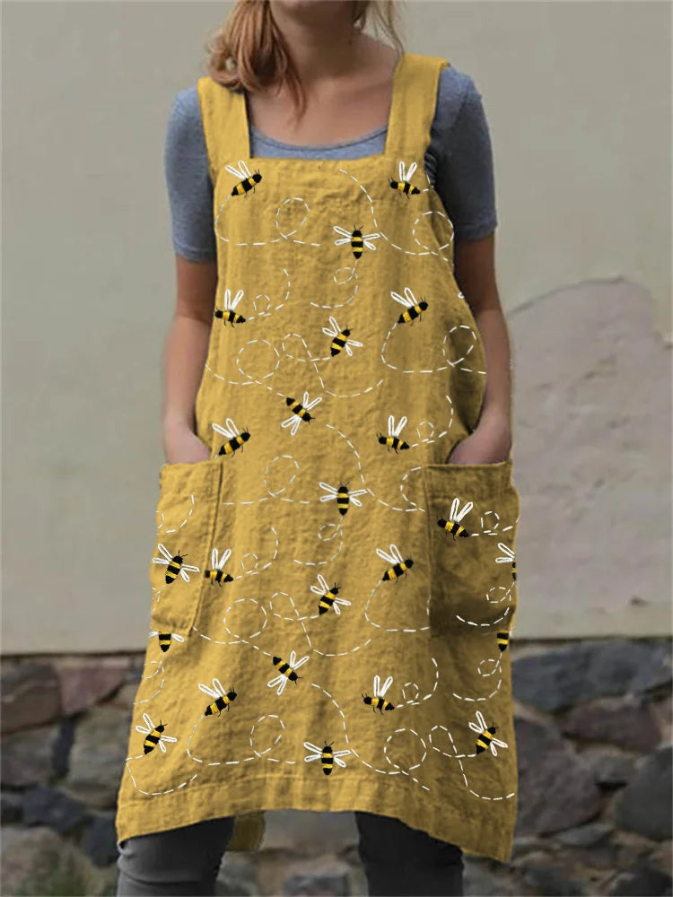 Bee - Süßes Bienenstock-Schürzenkleid