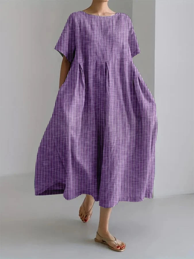 Eleanor - Retro-Streifen-Kleid