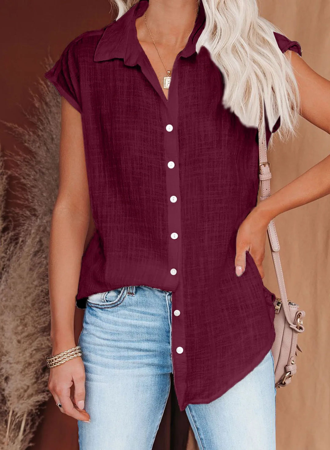 Chesca - Schicke Knopfbluse