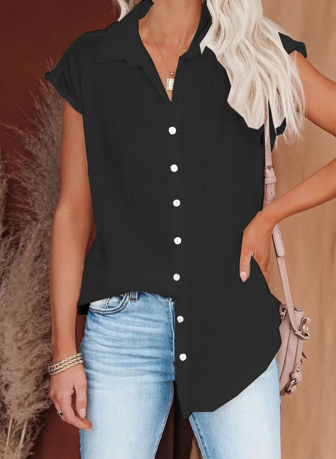 Chesca - Schicke Knopfbluse