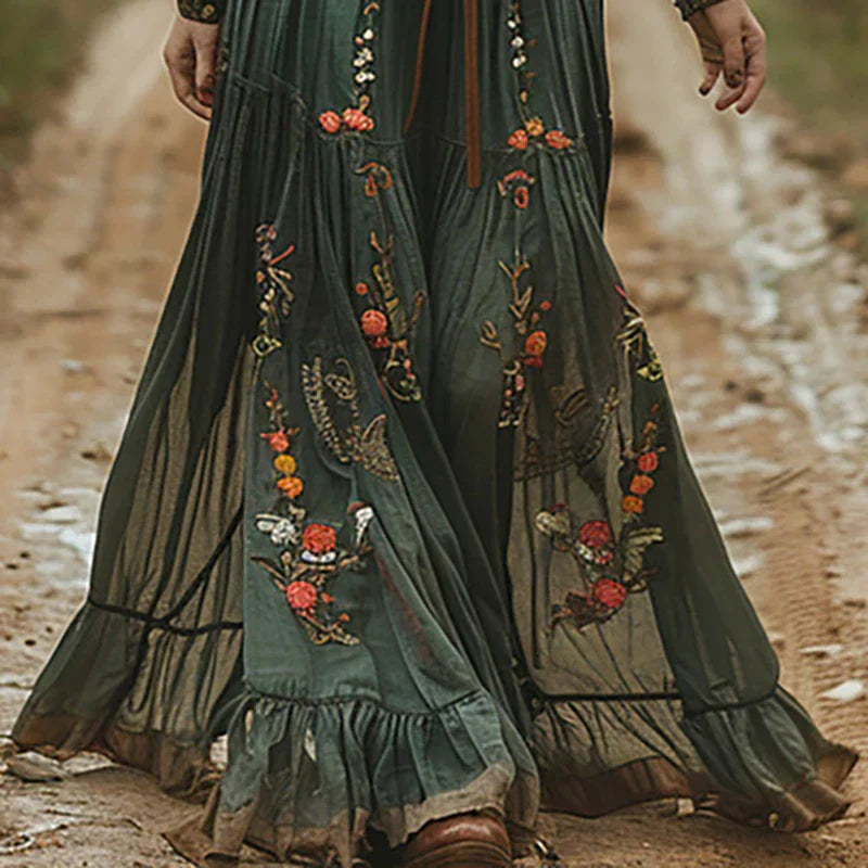 Selvara - Bohème-Blumenkleid