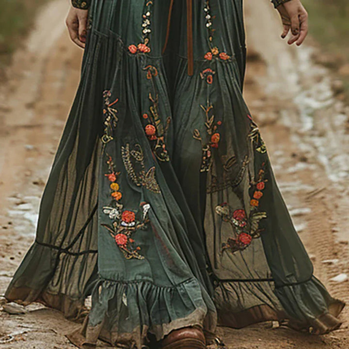 Selvara - Bohème-Blumenkleid