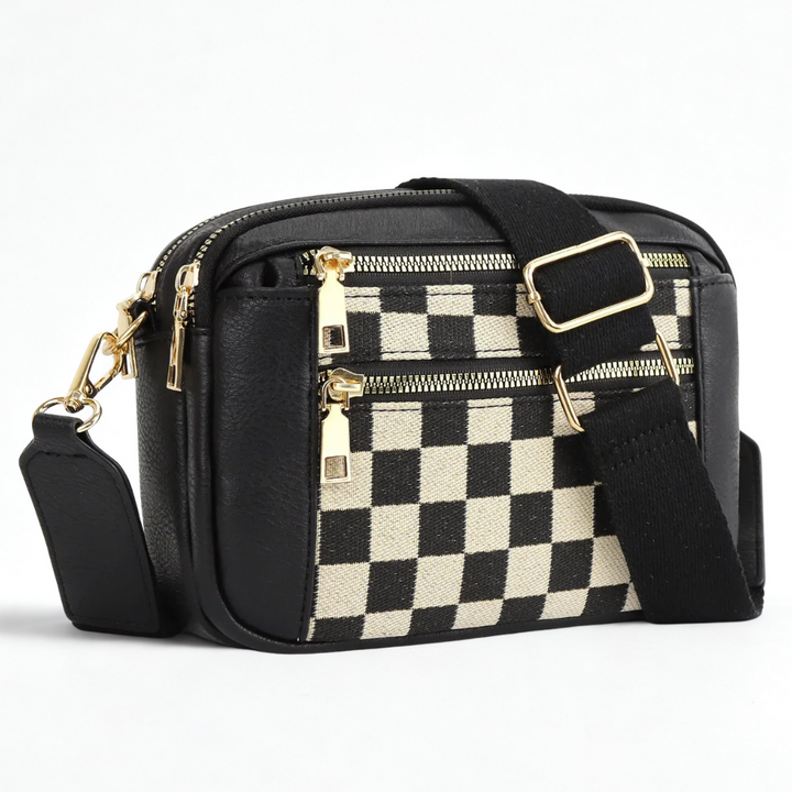 Elowen – Rindsleder Glam Schultertasche