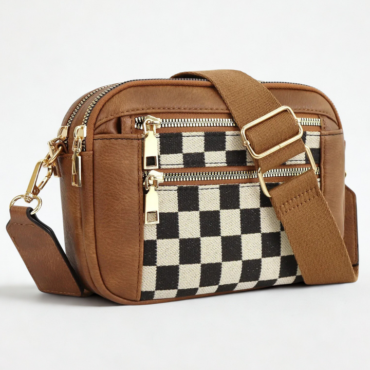Elowen – Rindsleder Glam Schultertasche
