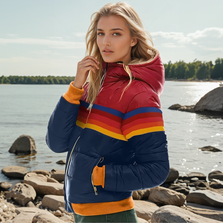 Natalie – Lebhafte Retro-Jacke