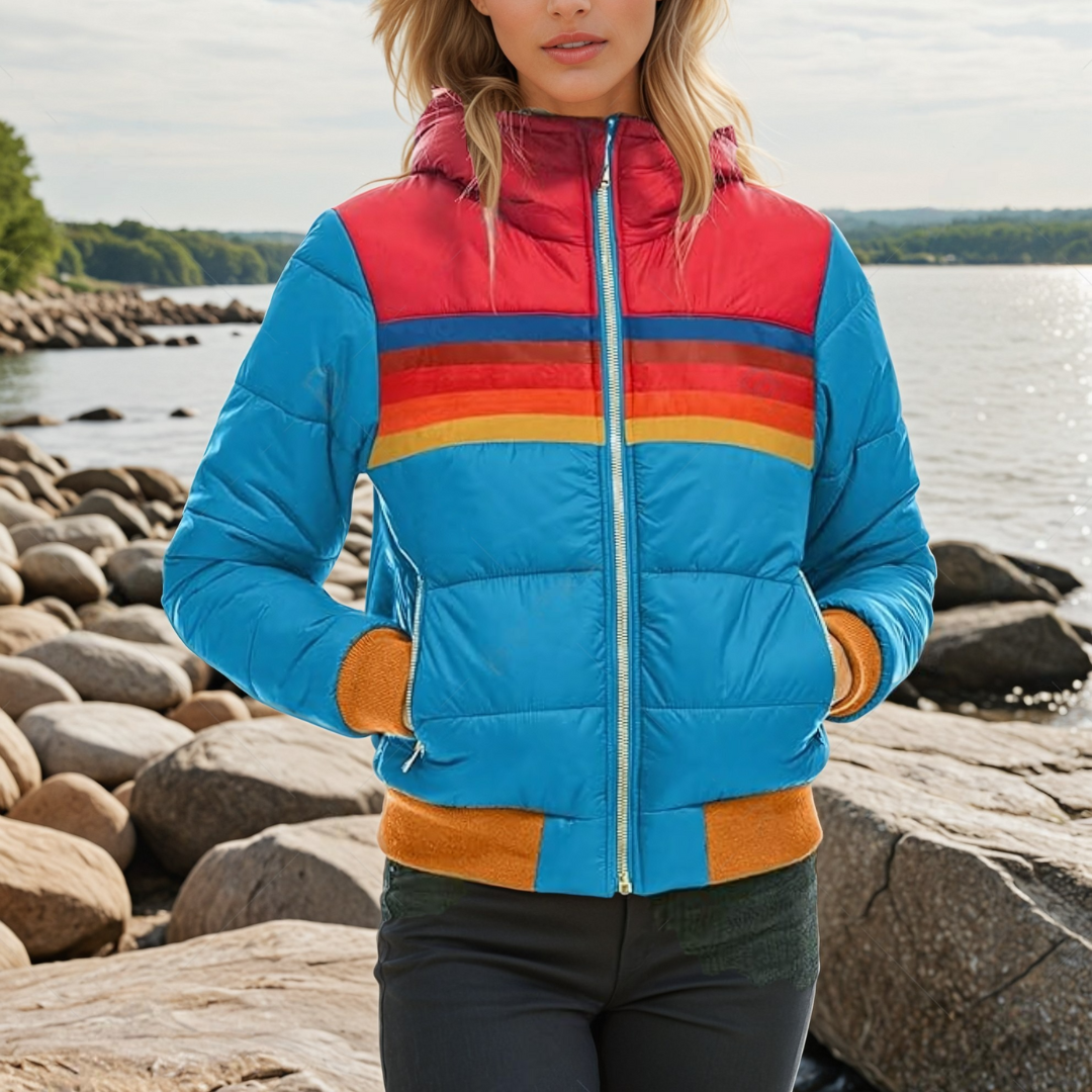 Natalie – Lebhafte Retro-Jacke