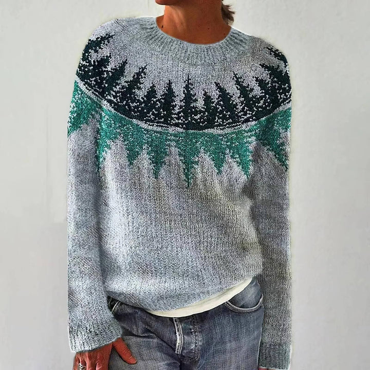 Fjorda – Bezaubernder Sonnenuntergangs-Pullover
