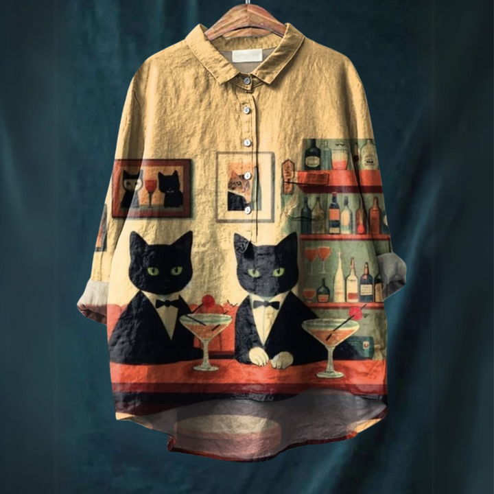 Clara – Mystic Meows Hemd