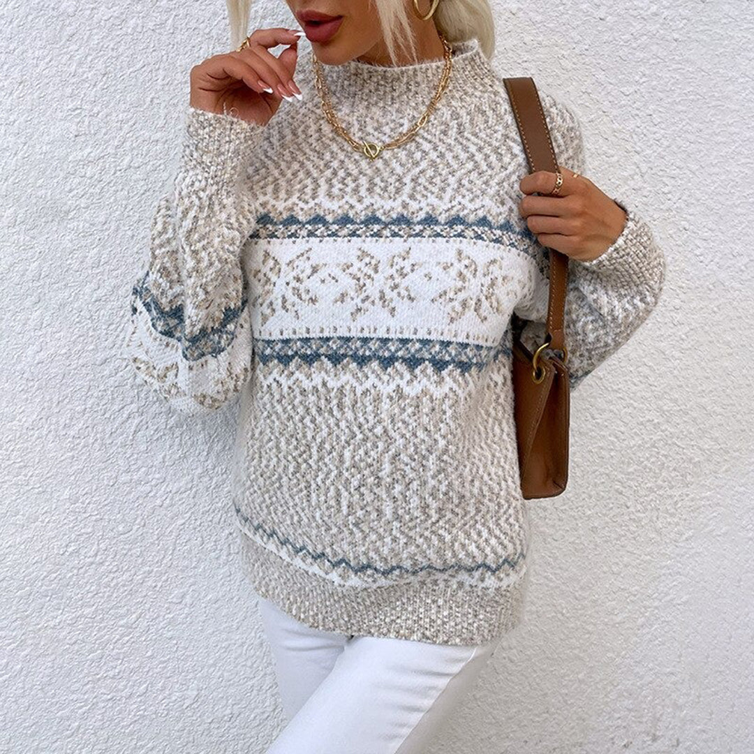Karina – Schneeflocken-Serenity-Pullover