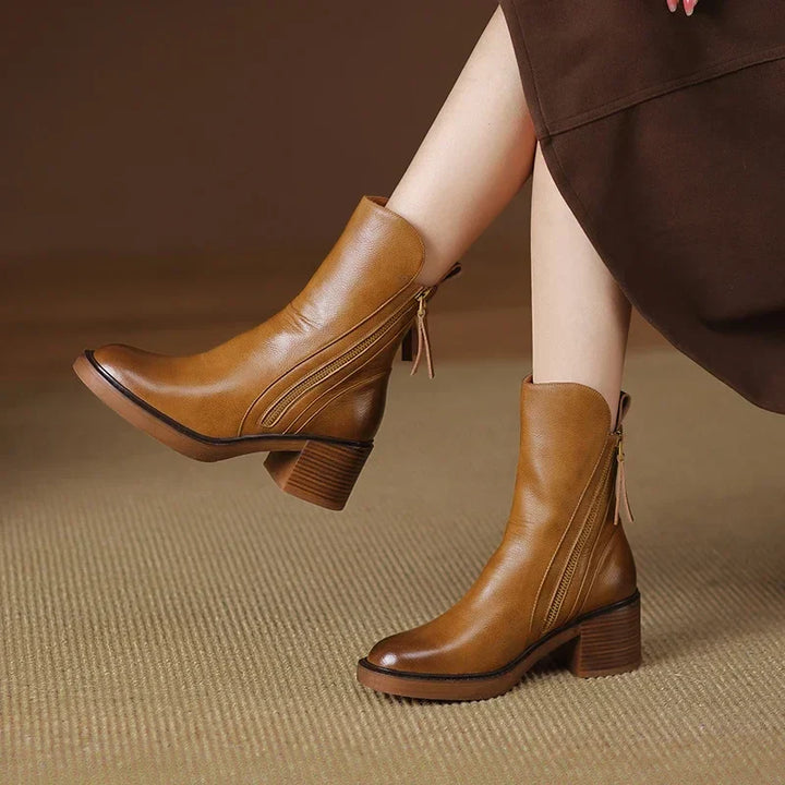 Renee – Bequeme Blockabsatz Stiefel