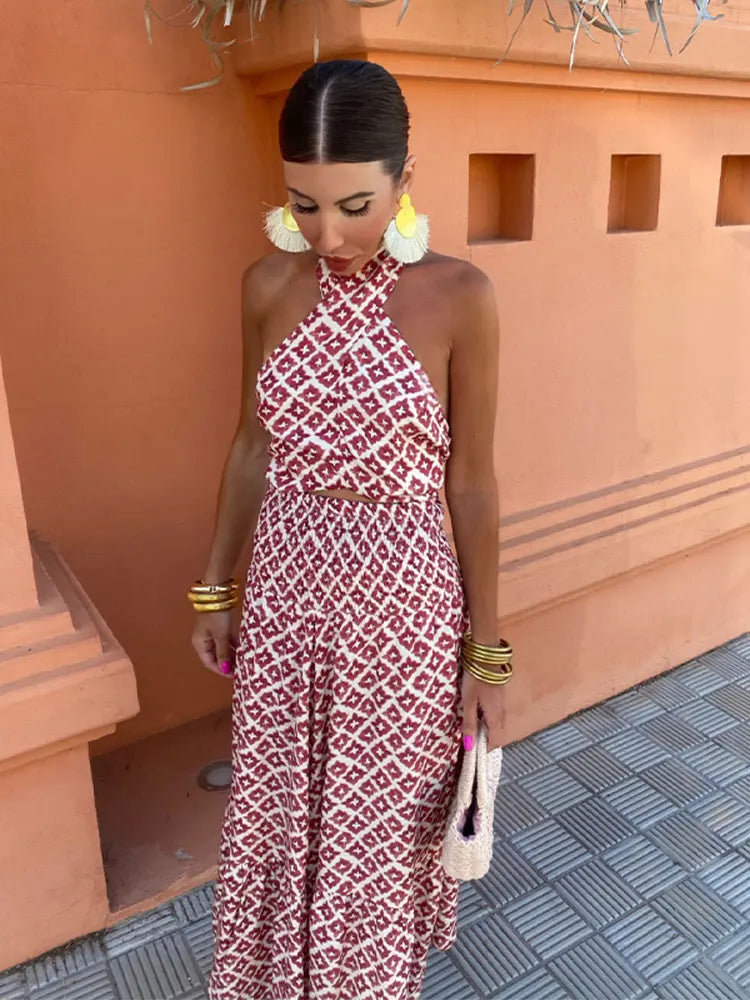 Marga – Boho Luxe Trägerkleid