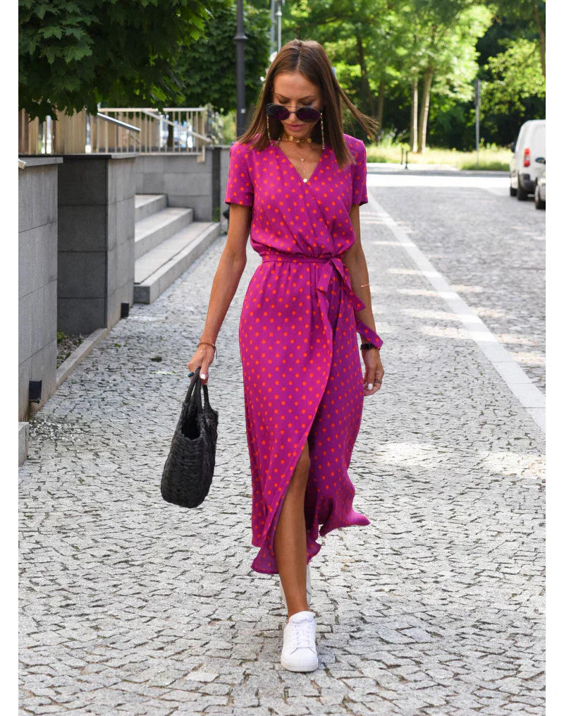 Mian – Colorflow Wickelkleid