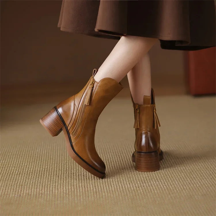 Renee – Bequeme Blockabsatz Stiefel