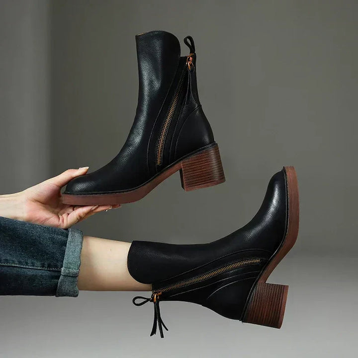 Renee – Bequeme Blockabsatz Stiefel