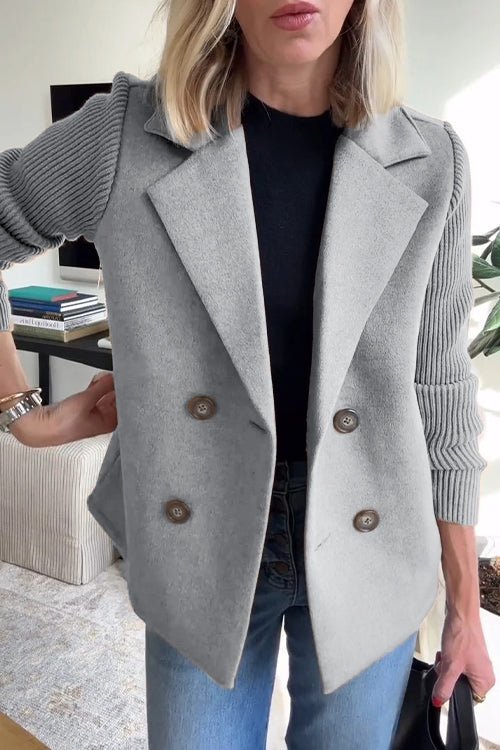 Sarah – Eleganter Strickblazer