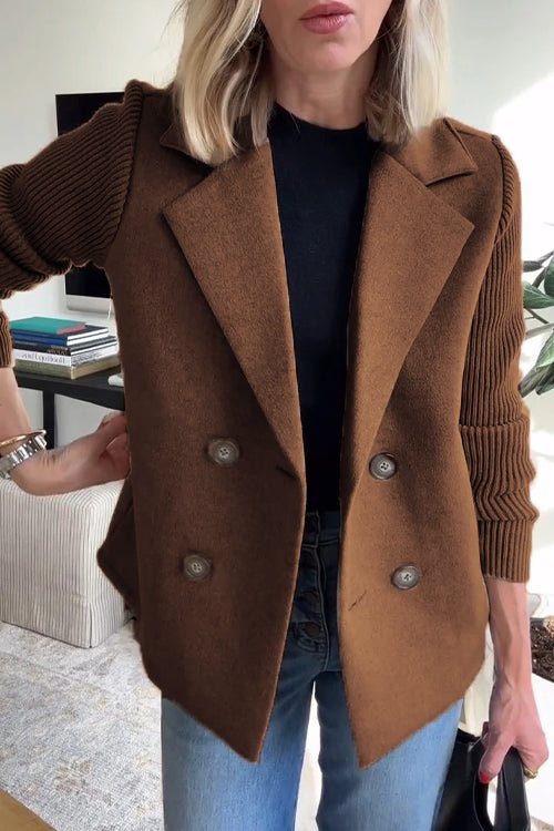 Sarah – Eleganter Strickblazer