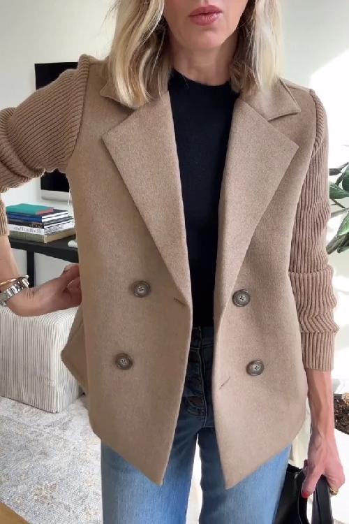 Sarah – Eleganter Strickblazer