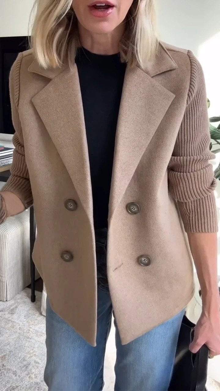 Sarah – Eleganter Strickblazer
