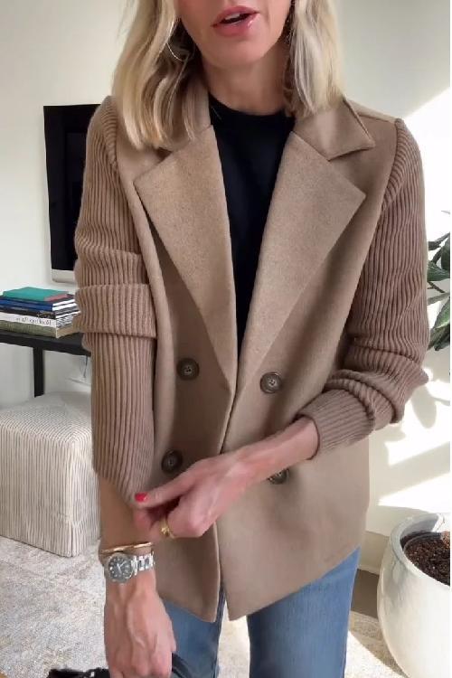 Sarah – Eleganter Strickblazer