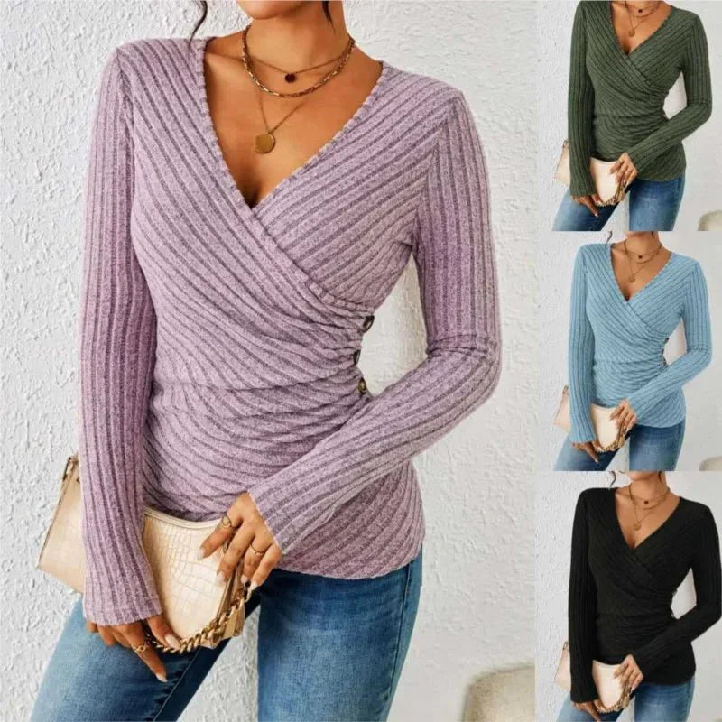 Hannah – Figurbetontes Strickoberteil