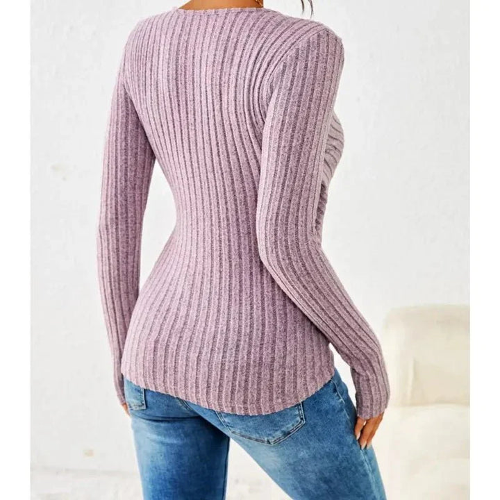Hannah – Figurbetontes Strickoberteil