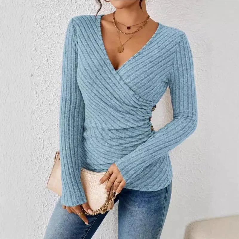 Hannah – Figurbetontes Strickoberteil