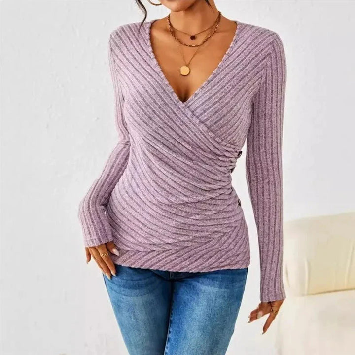 Hannah – Figurbetontes Strickoberteil